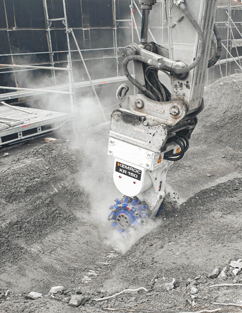 KEMROC Drum Cutters in Reinforced Concrete - KR160