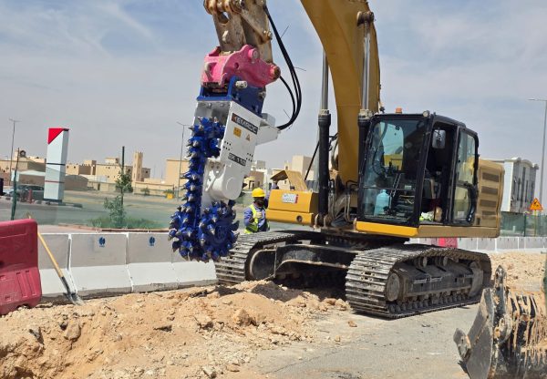 Trenching in Saudi Arabia