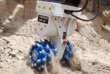 How a KEMROC KR 45 Rotary Drum Cutter Accelerated Shaft Excavation for Manhole Construction in Dubai
