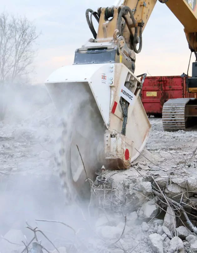 Demolition by KEMROC DMW Cutter Saw