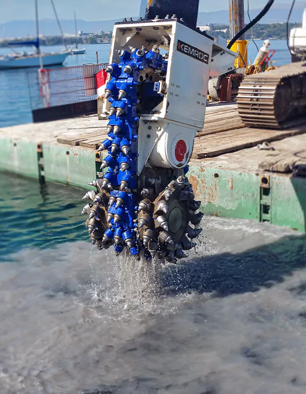 EK 140 Chain Cutter - Underwater Project - KEMROC